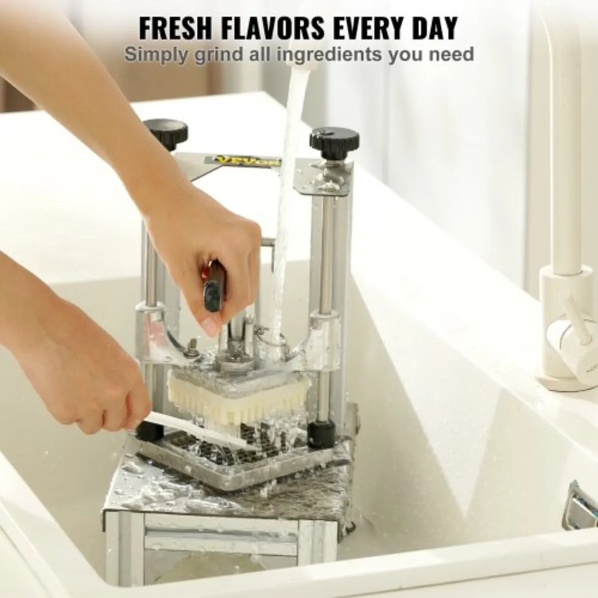 Commercial French Fry Cutter with 4 Replacement Bl - Image 4
