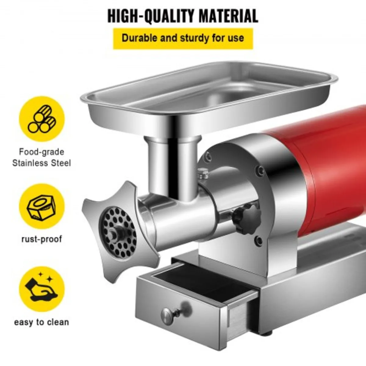 Electric Meat Grinder, 661 Lbs/Hour 1100 W Meat Gr - Image 3