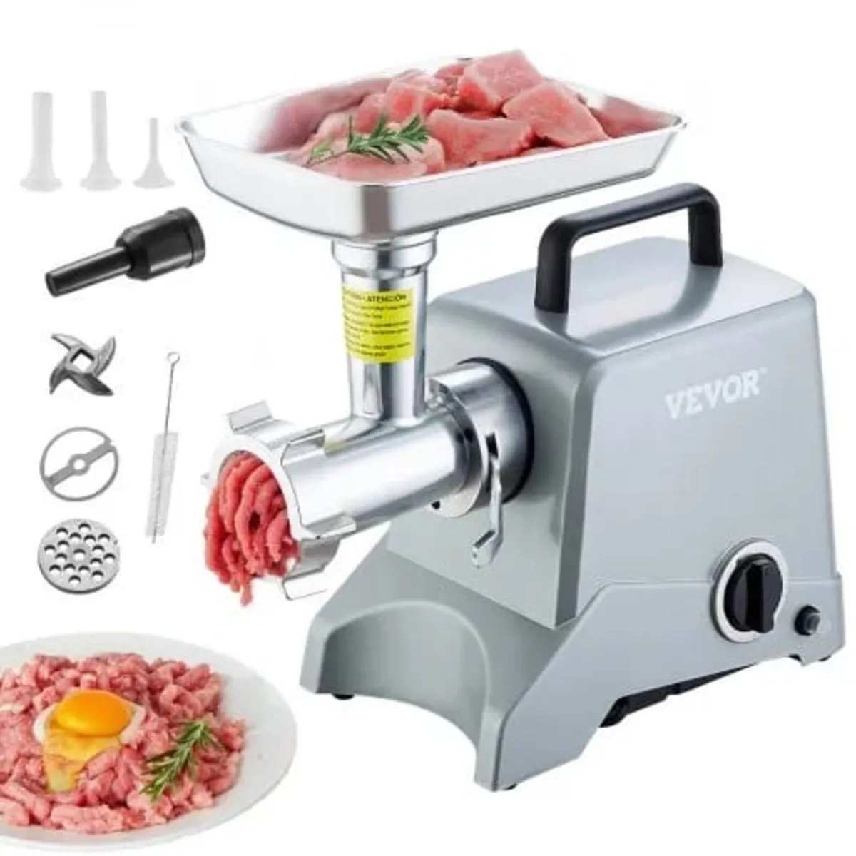 Electric Meat Grinder, 5 Lb/Min Capacity, 575W（800 - Image 1