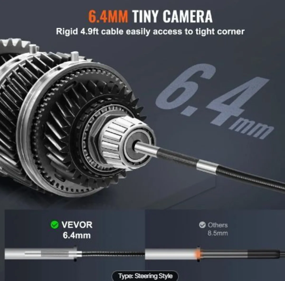 Articulating Borescope Camera with Light - Image 2
