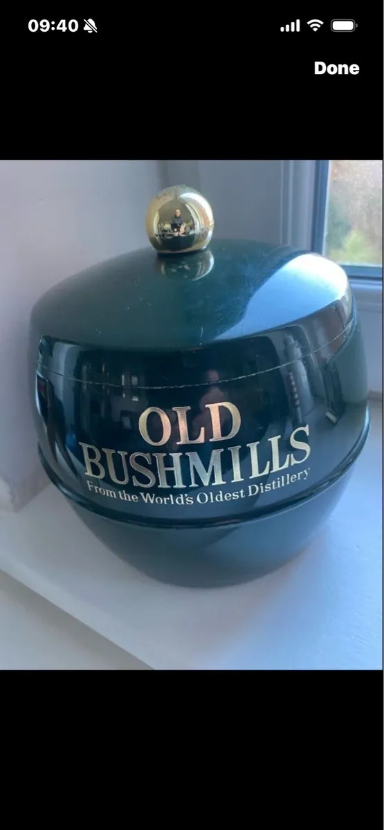 Rare Vintage Old Bushmills Ice Bucket - Image 3