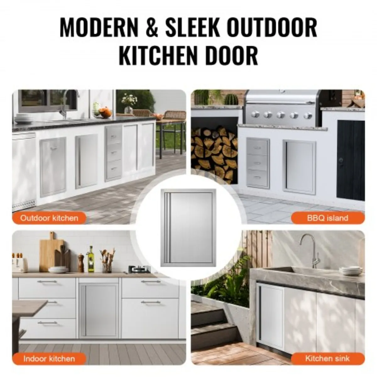 BBQ Access Door, 432x610 mm Single Outdoor Kitchen - Image 2