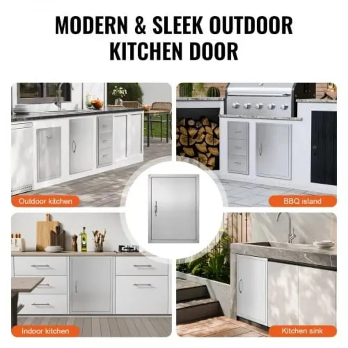BBQ Access Door, 508x686 mm Single Outdoor Kitchen - Image 4