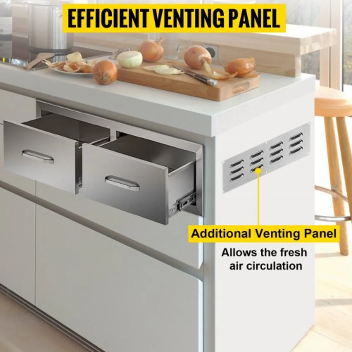 Outdoor Kitchen Drawers 30" W x 10" H x 20" D, - Image 3