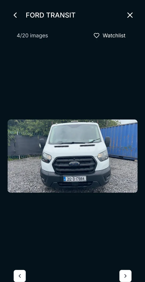 2021 FORD TRANSIT TIPPER - Image 1
