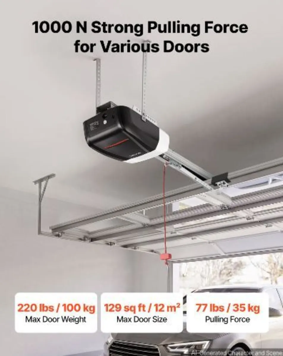 Garage Door Opener 1000N Pulling Force - Image 4