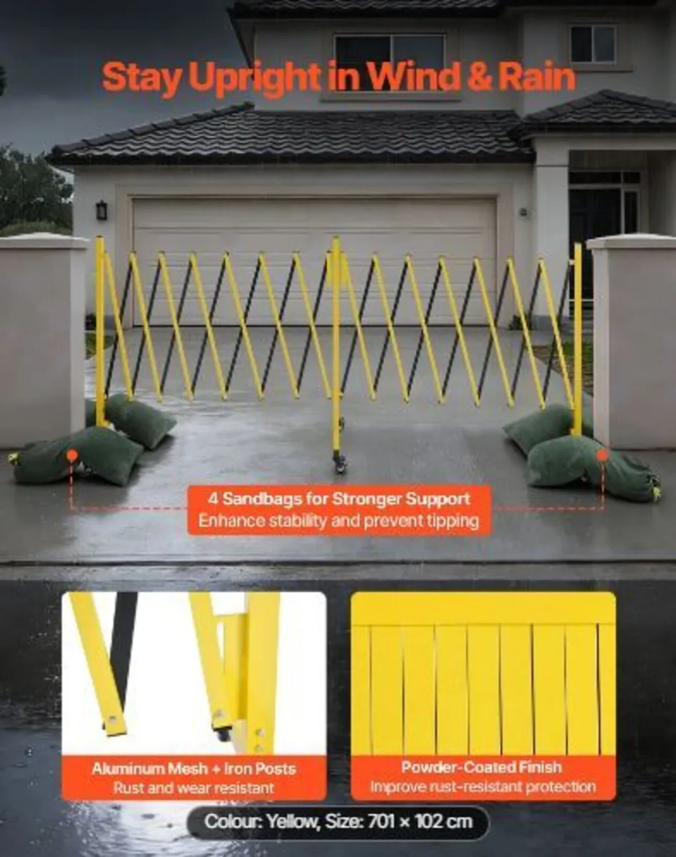 Double Expandable Barricades, 7.66m - Image 2