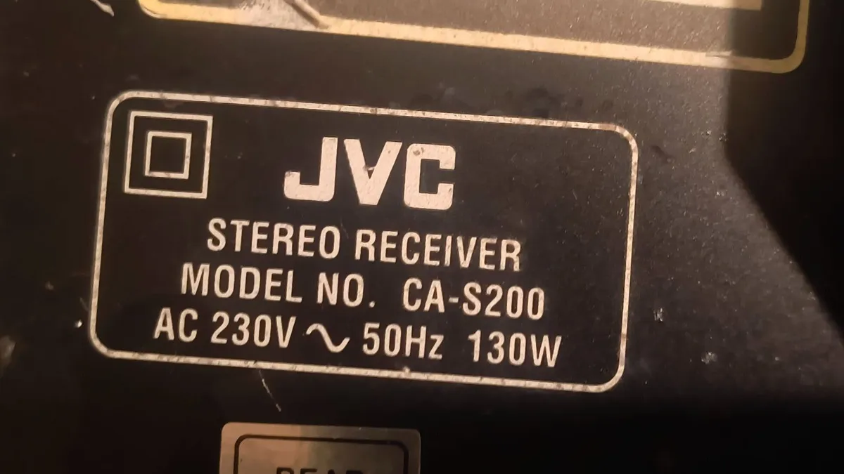 Fm Cassette CD Amplifier JVC MX-C220 - Image 3