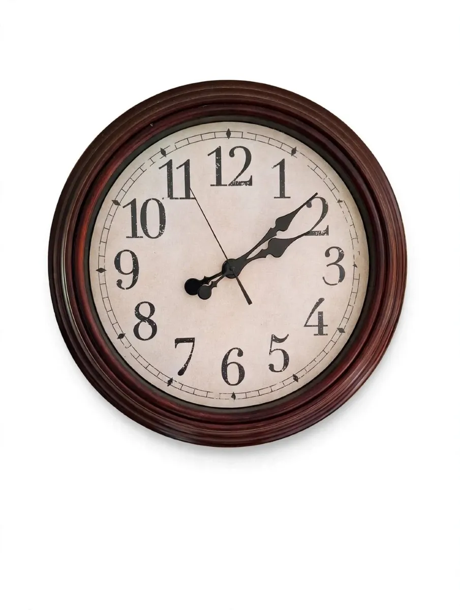Vintage Style Wall Clock For Sale - Image 1
