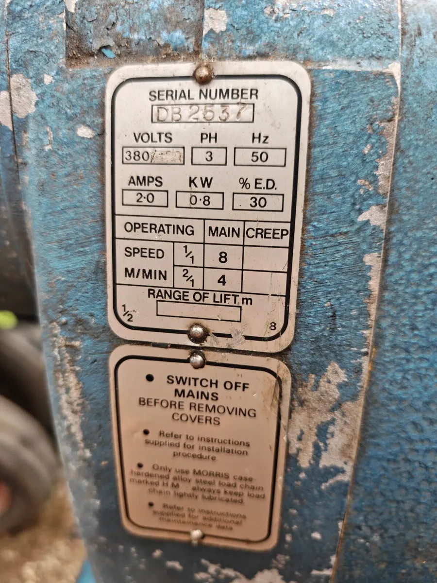 Electric Chain Hoist - Image 2