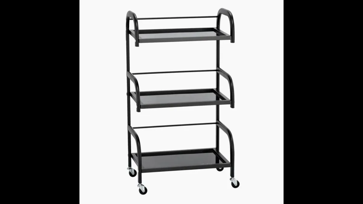 GP nurse station, Beauty spa trolley helper shelf - Image 4