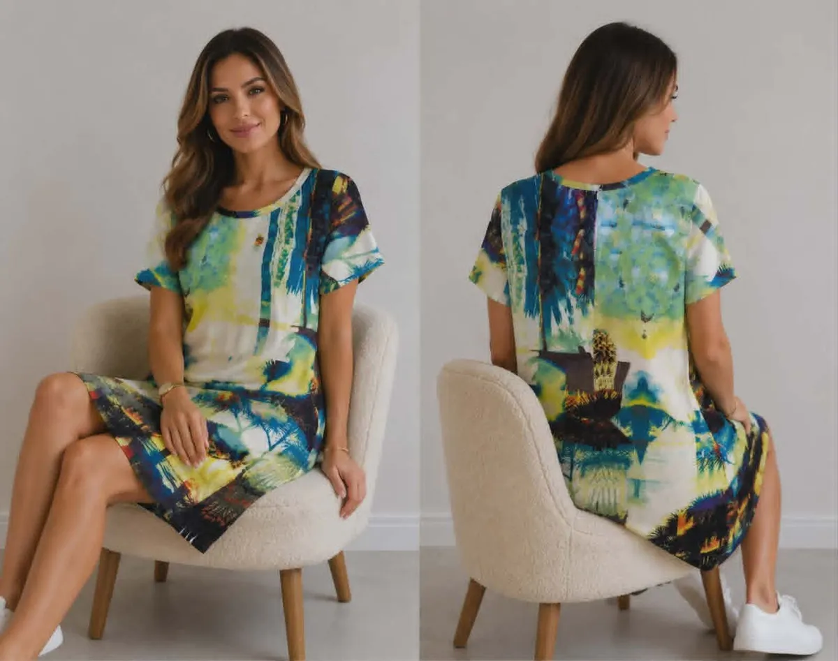 Sunset dress 6-8 - Image 2