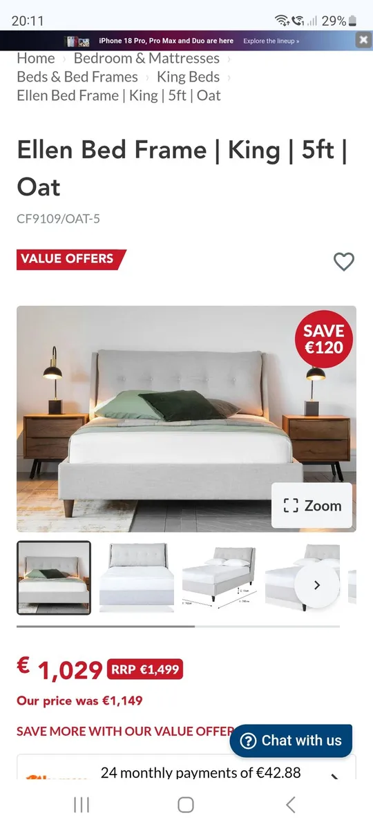 5ft Ellen Bedframe - Image 4