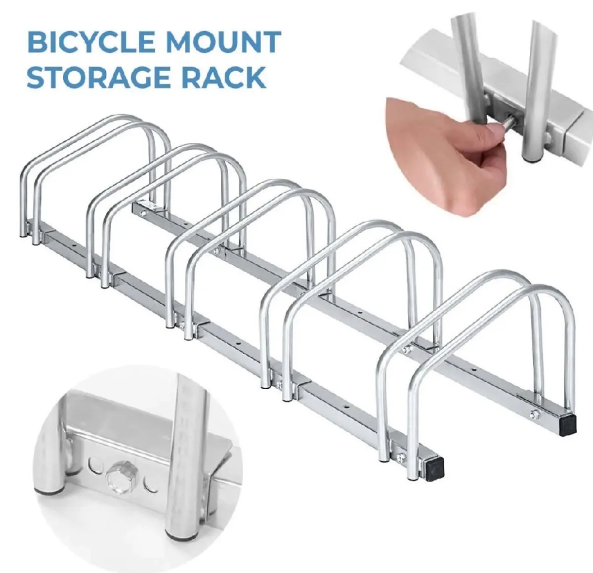 5 Bike Parking Rack Bicycle Stand NEW - Image 3