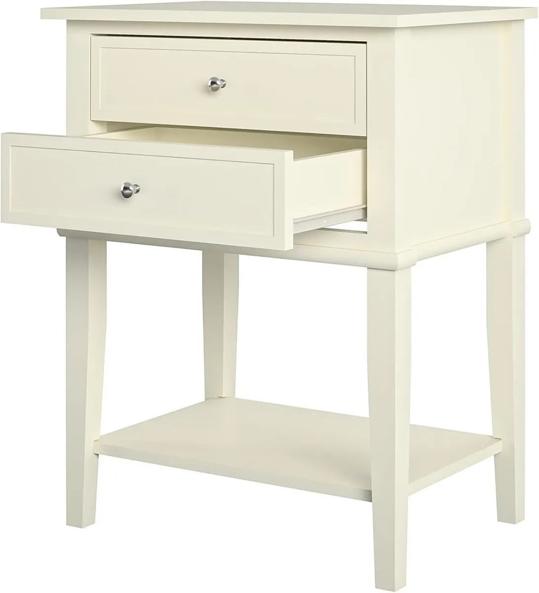 Ameriwood Franklin Accent Table with 2 Drawers MDF - Image 4