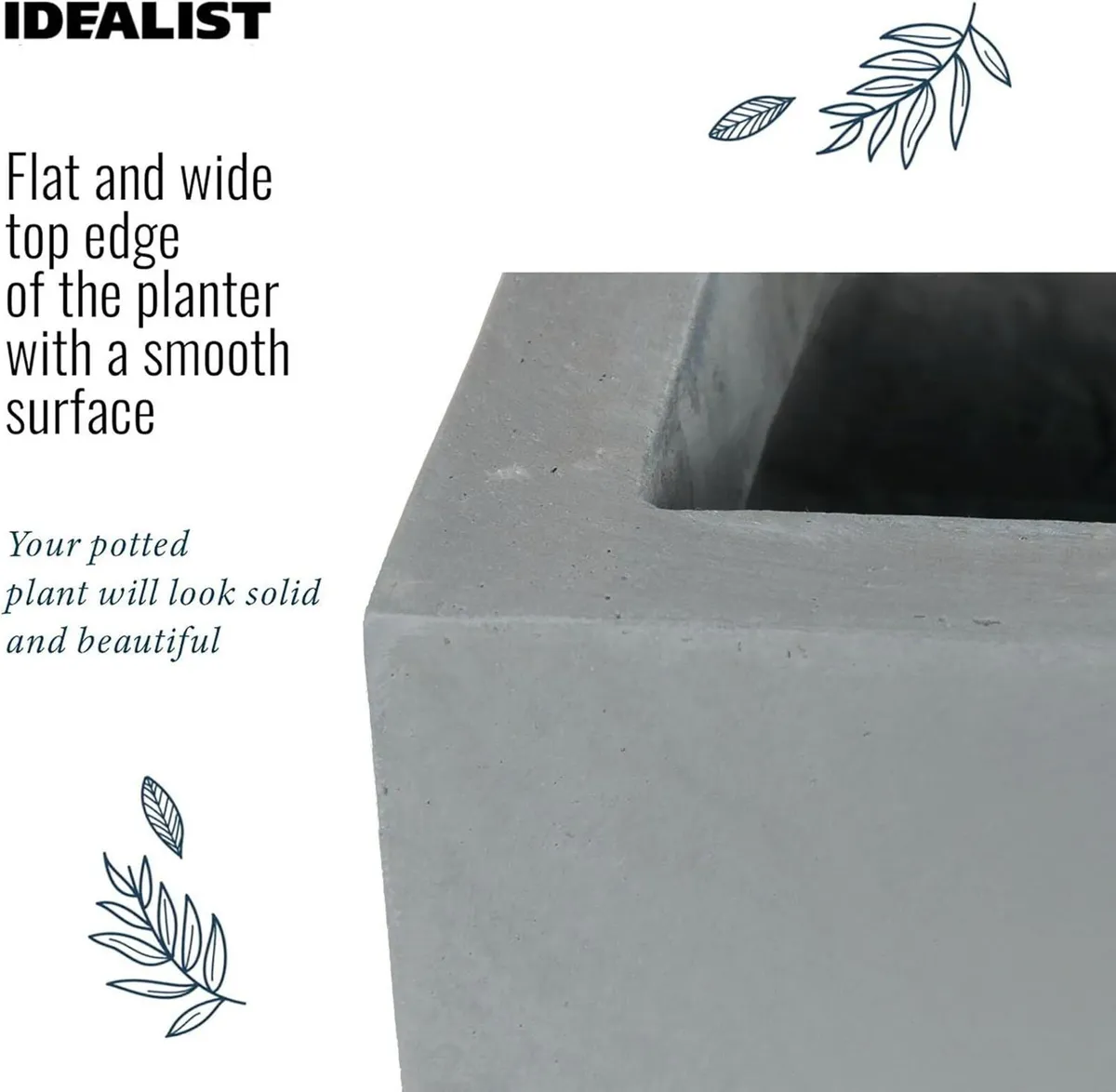 Plant Pots Window Box Planter Reinforced Stone - Image 4