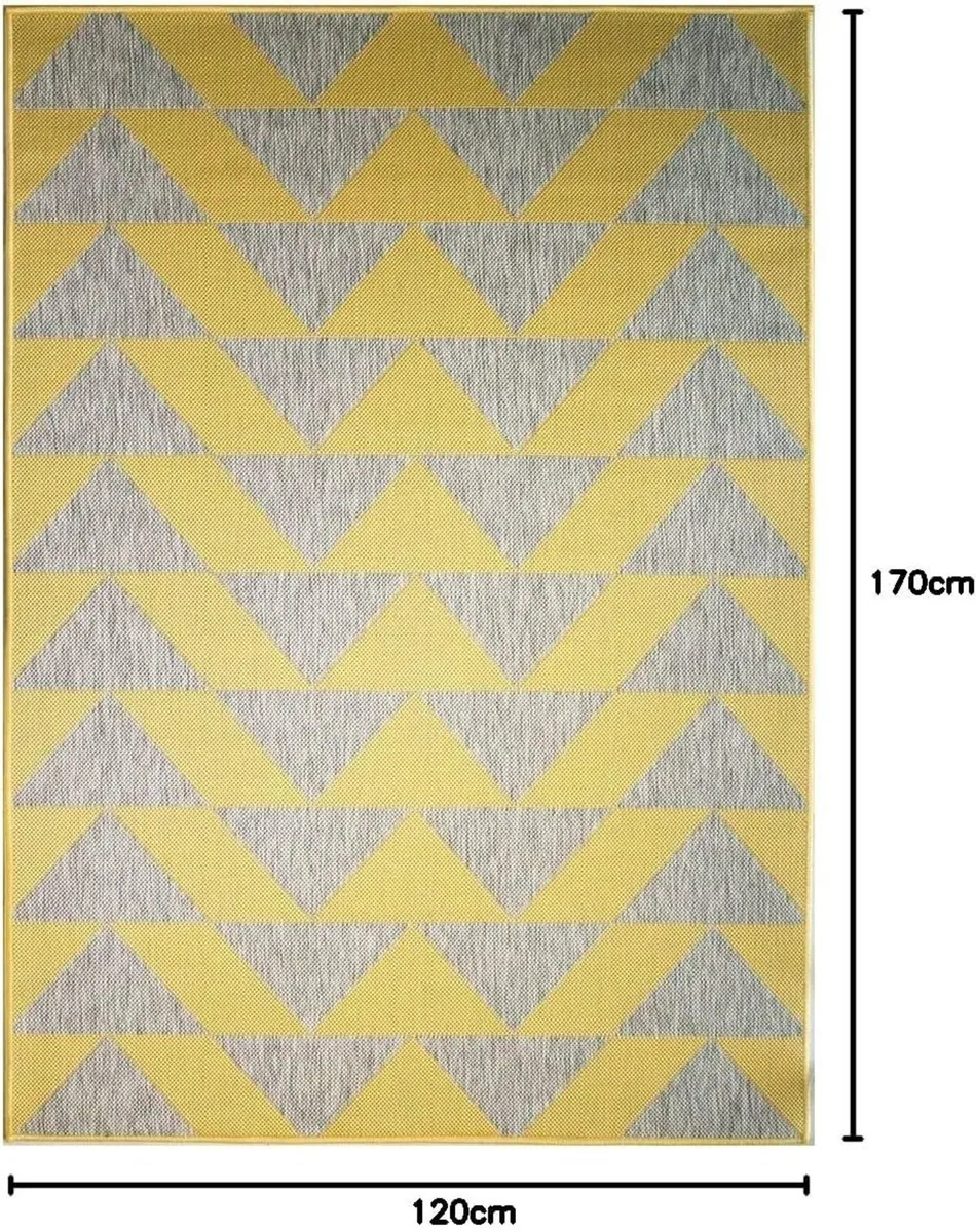 Habitat Ochre Geometric Modern Weather Resistant - Image 2