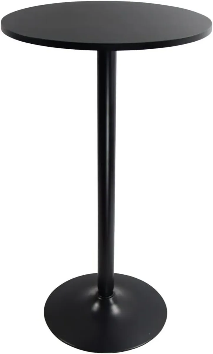 Round Bar Table 60CM Top for Cocktail Pub - Image 1
