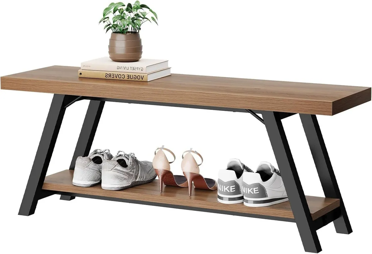 Shoe Storage Bench Entryway Benches for Hallway - Image 4