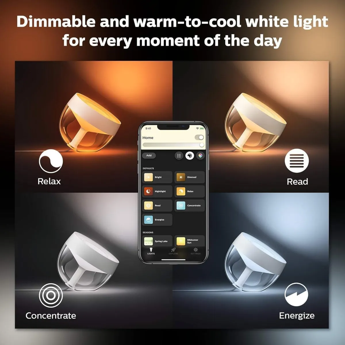 Philips Hue Iris Table Lamp Pack of 1 - Image 4