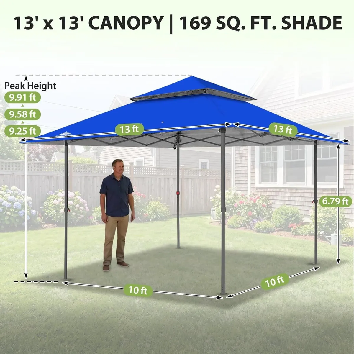 4x4 M Straight Leg Pop Up Canopy Tent - Image 3
