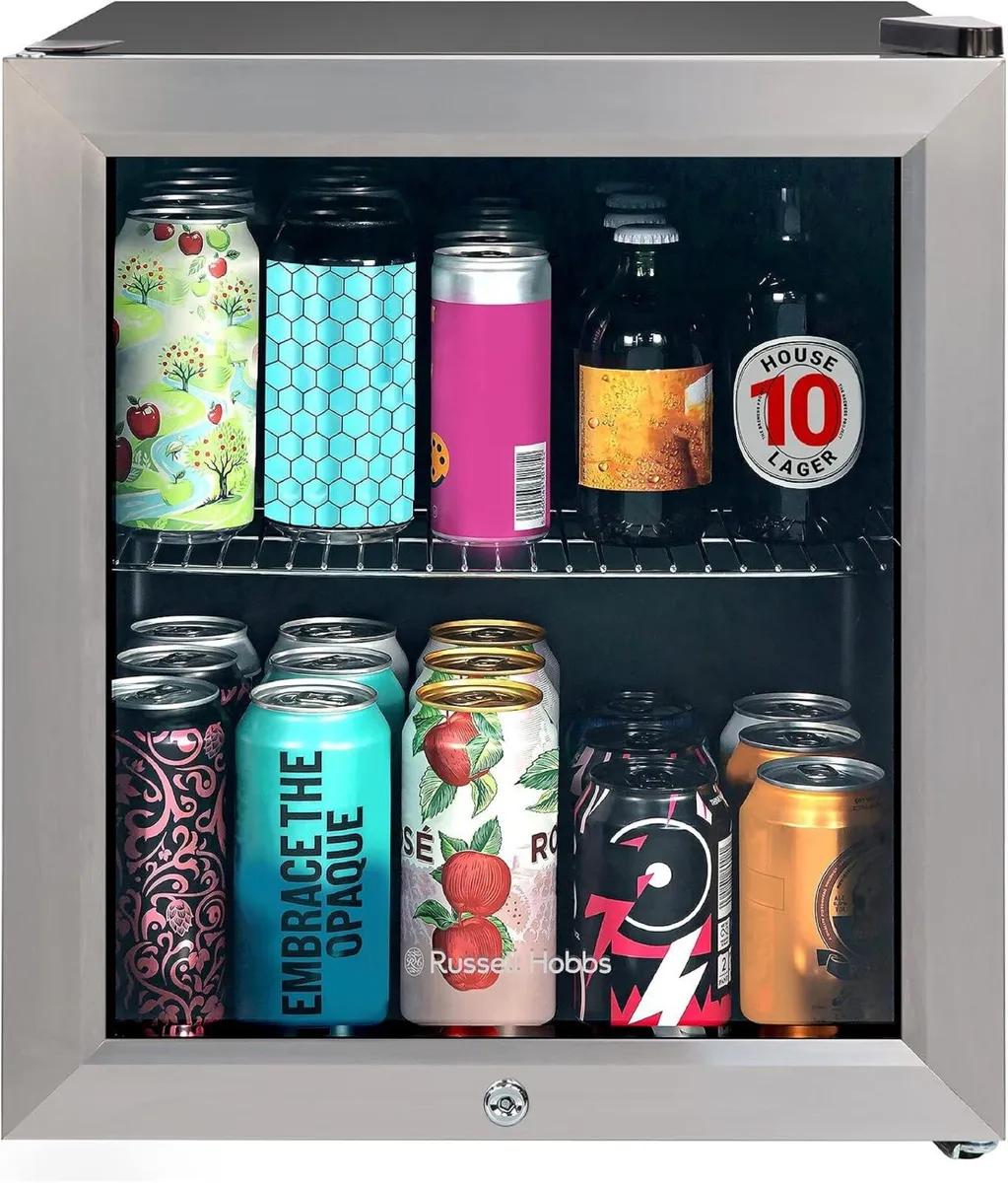 Mini Fridge 12 Bottle 46L Lockable Freestanding - Image 1