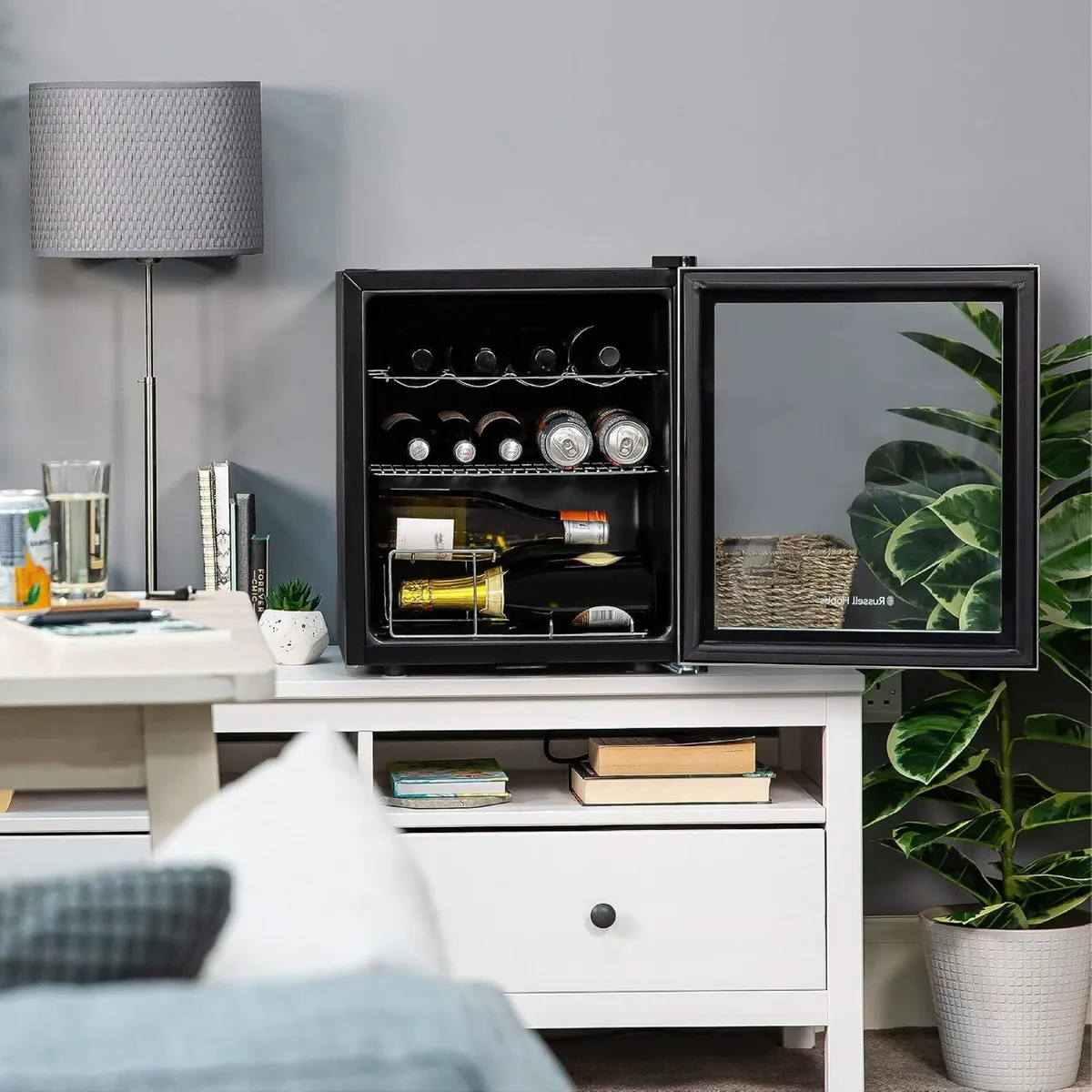 Mini Fridge 12 Bottle 46L Lockable Freestanding - Image 4