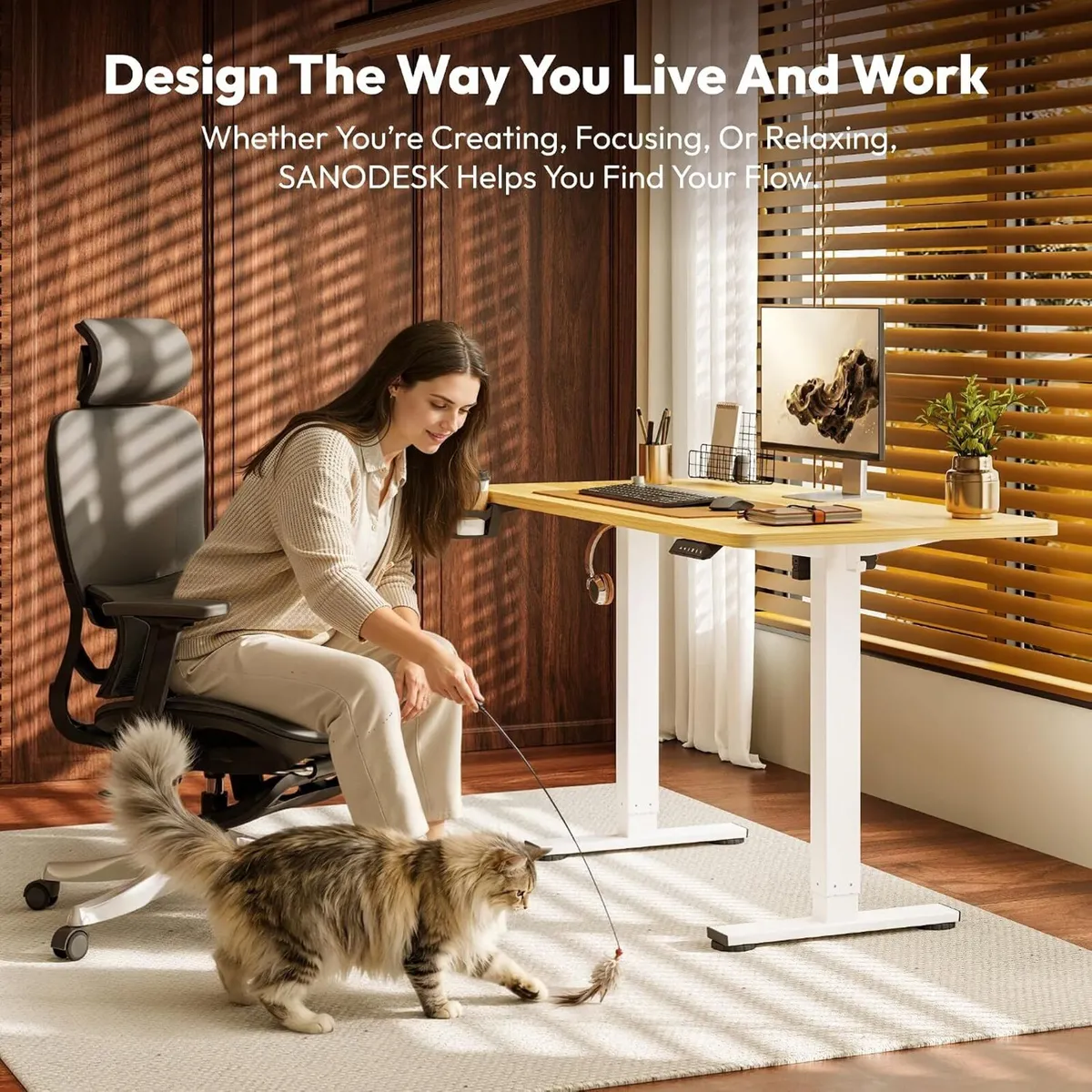 Electric Standing Desk Height Adjustable - Image 2