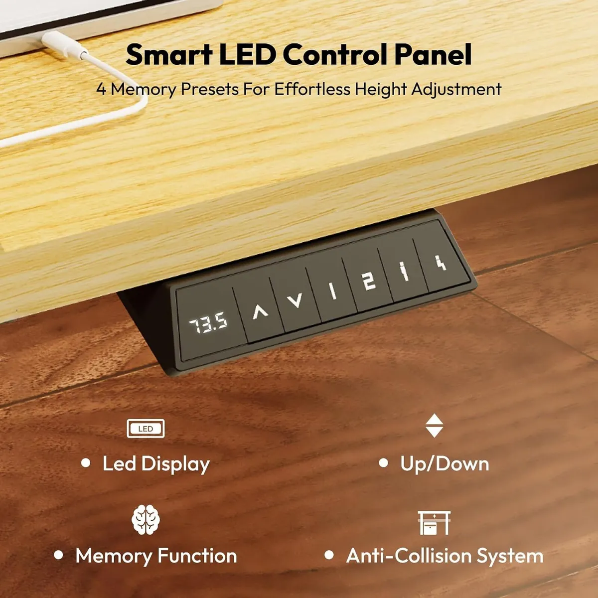 Electric Standing Desk Height Adjustable - Image 4