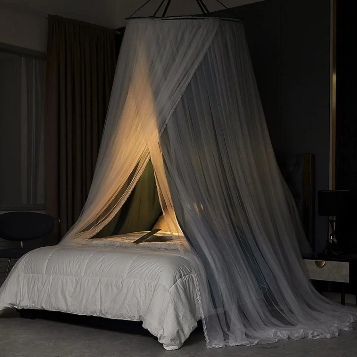 Luxurious Bed Canopy for Girls Adults Large - Image 4