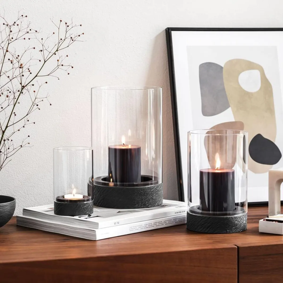 Manufacture Rock Home Hurricane Lamp Size L - Image 3