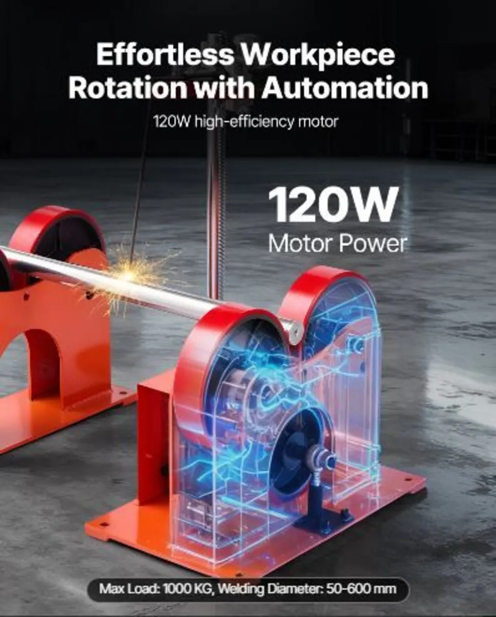 Turning Rolls Linkage Roller, 2205 lbs Load Capaci - Image 4