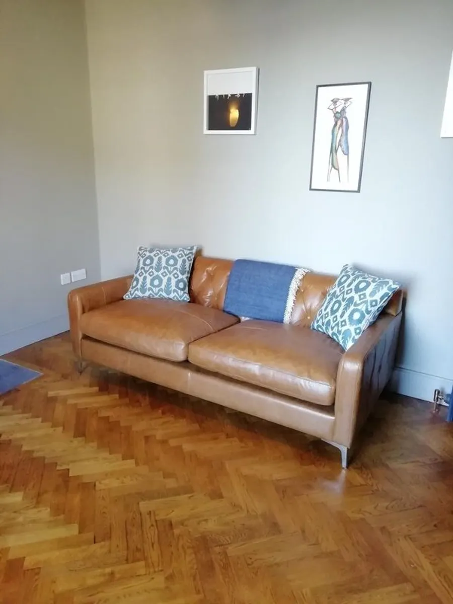 Leather couch