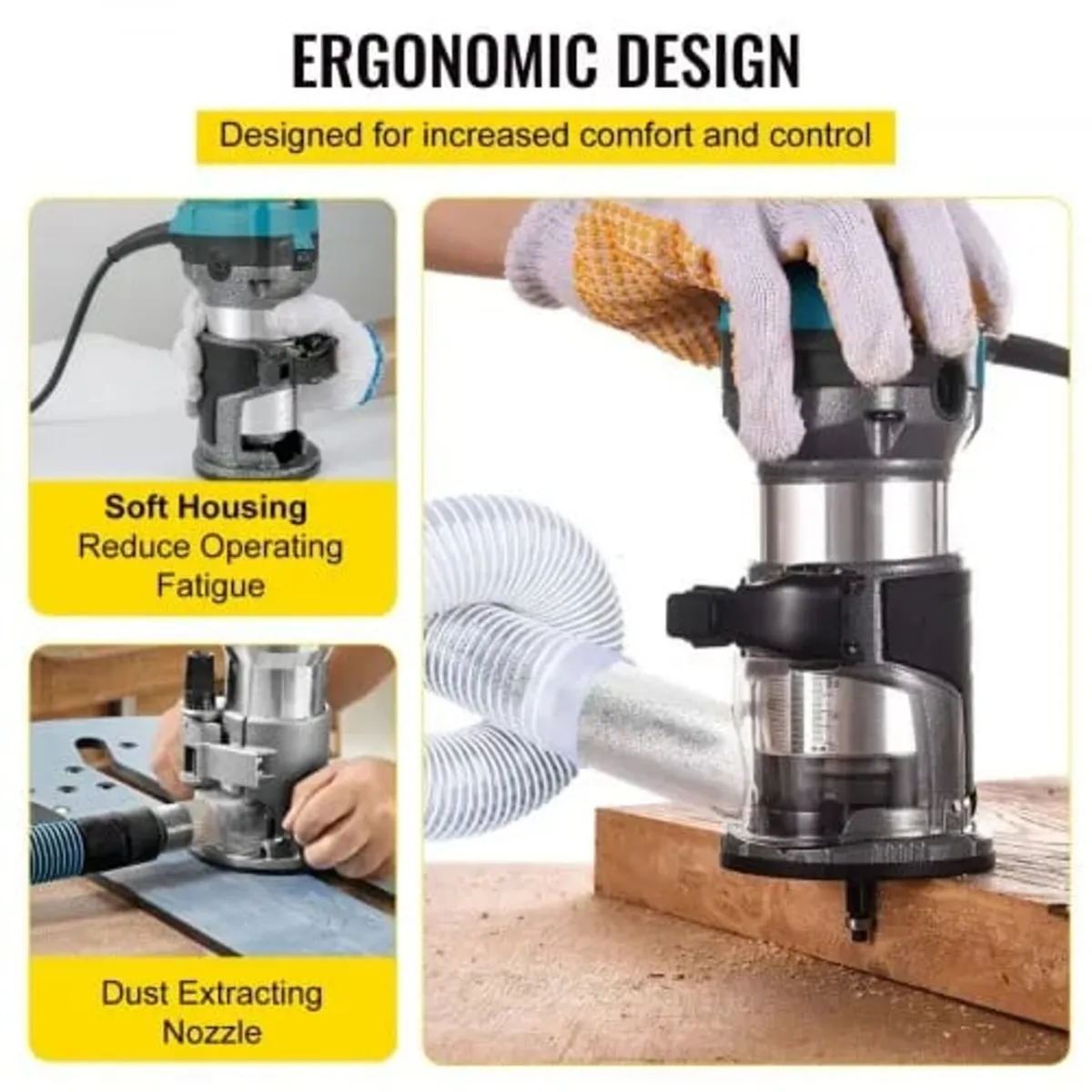 Router Tool, 710W Wood Router, Router for Woodwork - Image 4
