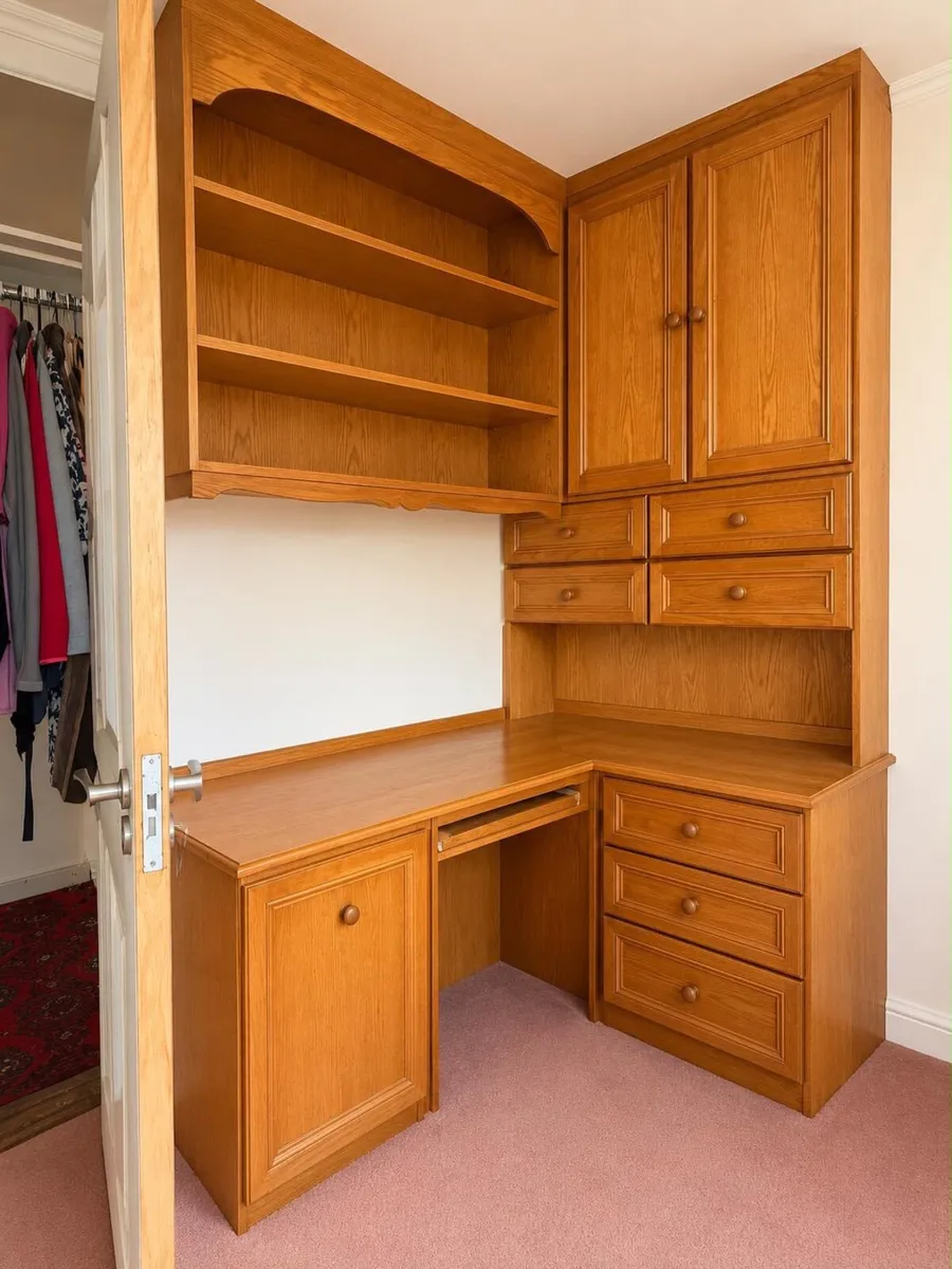 Solid Oak/Cherry Furniture Desk – Priced to Clear - Image 3