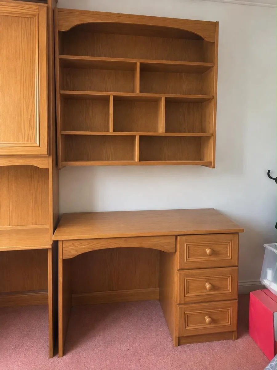 Solid Oak/Cherry Furniture Desk – Priced to Clear - Image 2