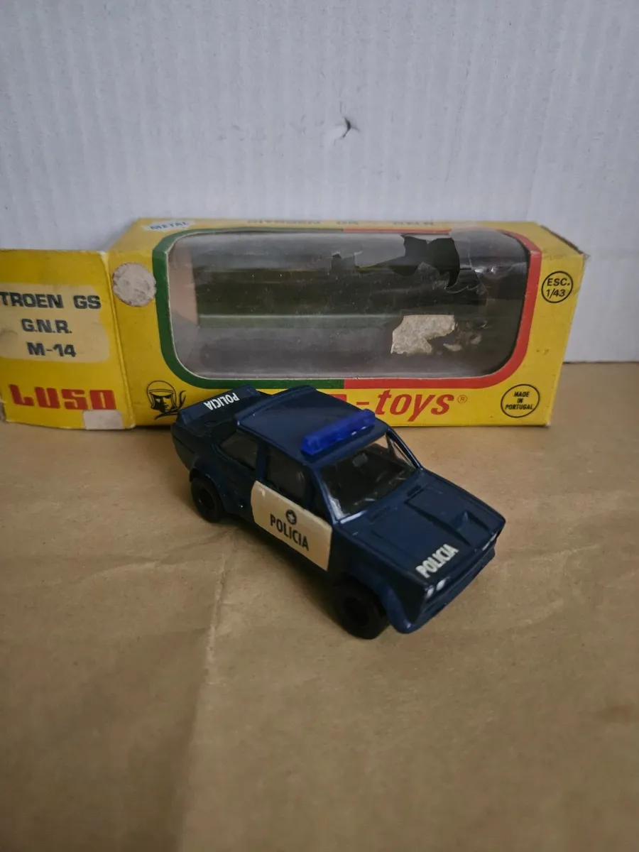 Corgi Luso Fiat Police Car Made in Portugal - Image 1