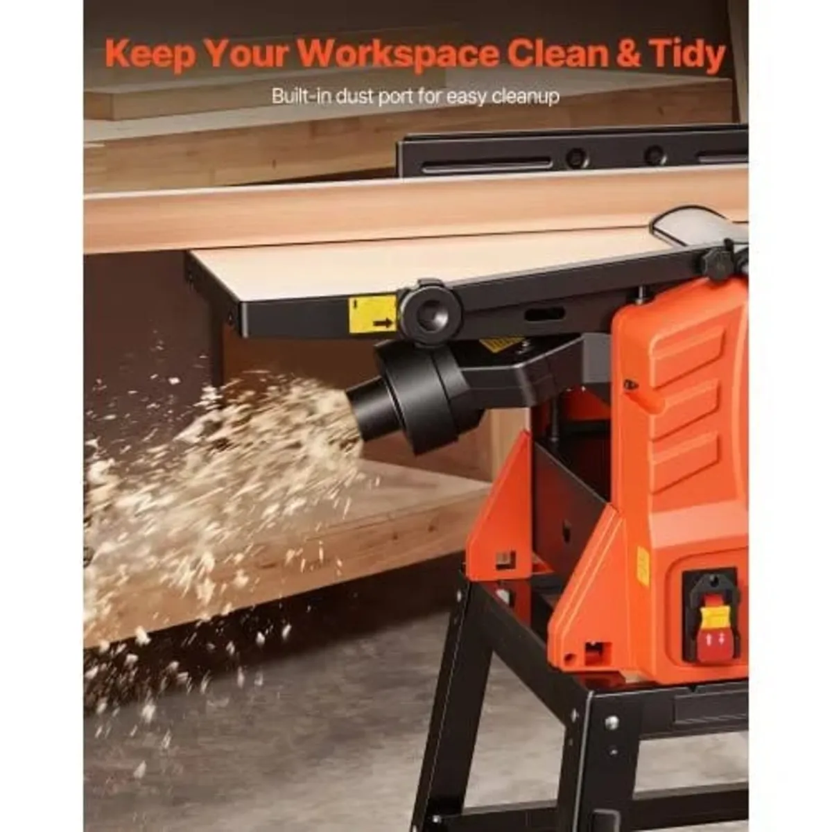Benchtop Planer and Jointer Combo, 254 mm, 2.4 HP - Image 4