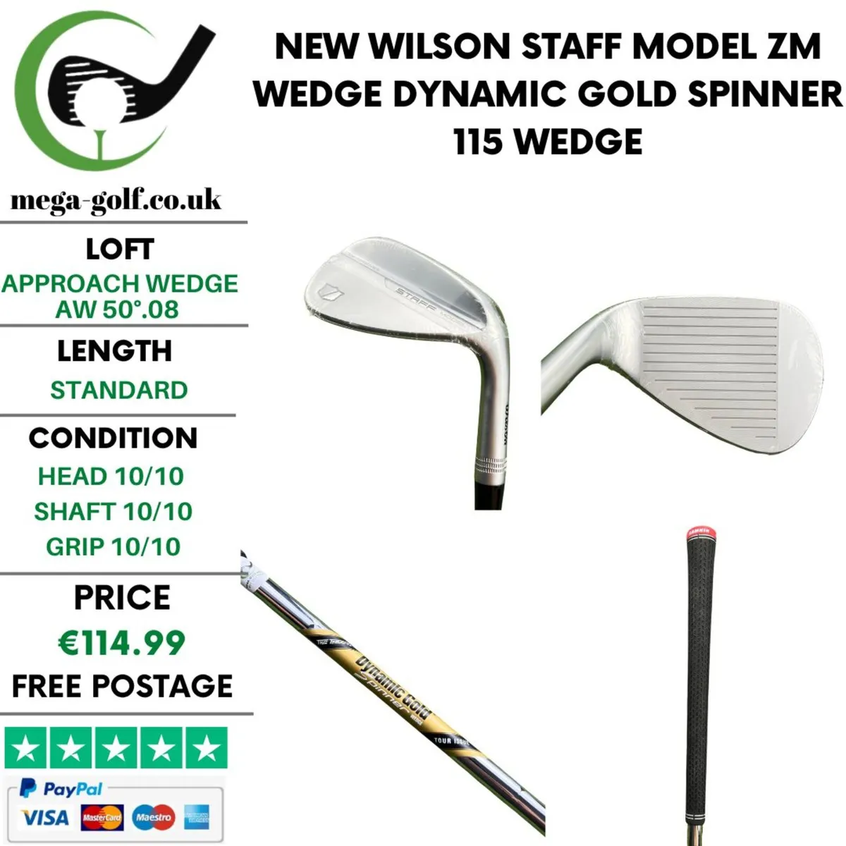 New Wilson Staff Model ZM Wedge Aw 50°.08 / Wedge - Image 1