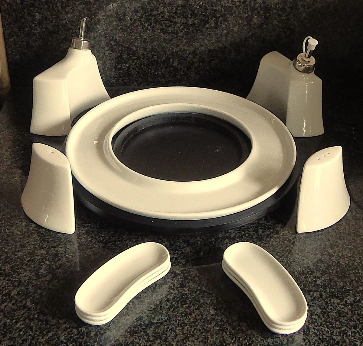 Meadows & Byrne 12 Piece Porcelain Condiment Set - Image 4