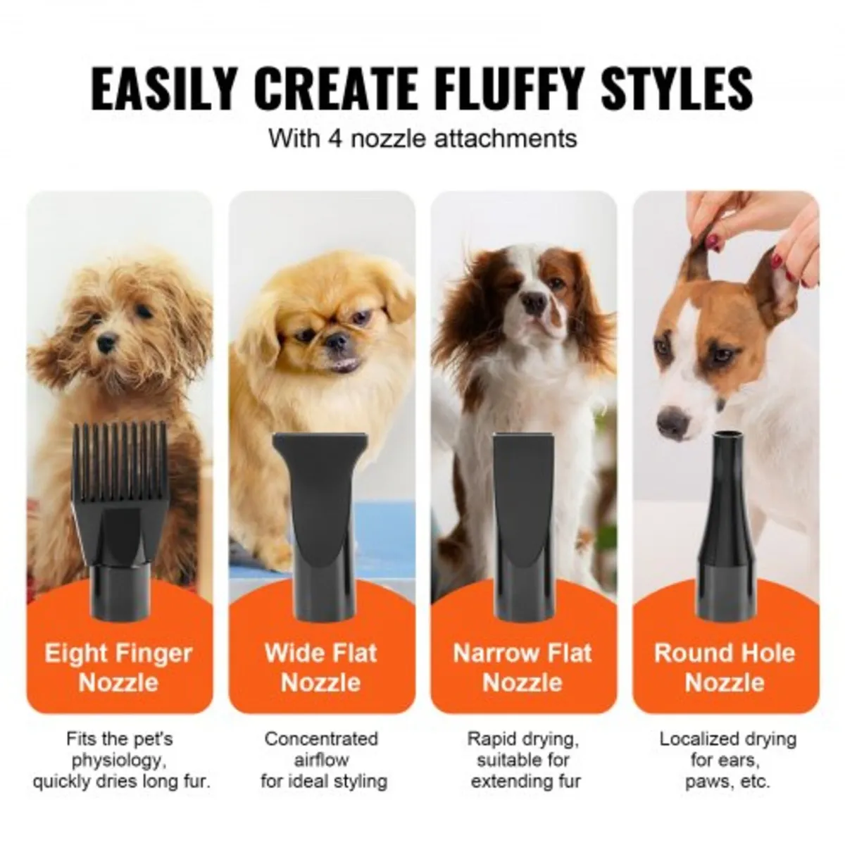 Dog Dryer, 2000W/2.7HP Dog Blow Dryer, Pet Groomin - Image 2