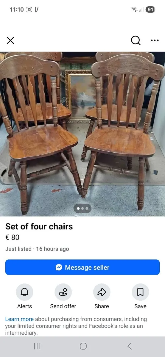 Chairs x 4