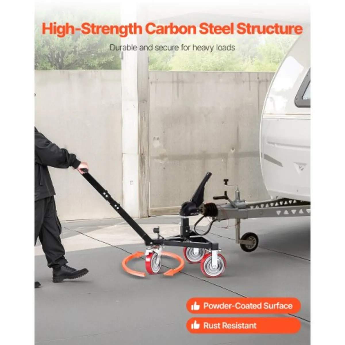 Trailer Dolly, 3500lbs Tongue Weight Capacity, 18 - Image 4