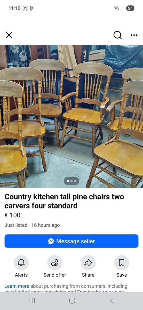 Chairs x 6