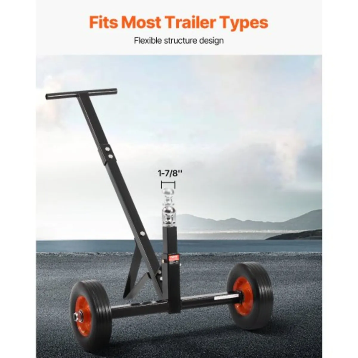 Trailer Dolly, 600lbs Tongue Weight Capacity, Carb - Image 3