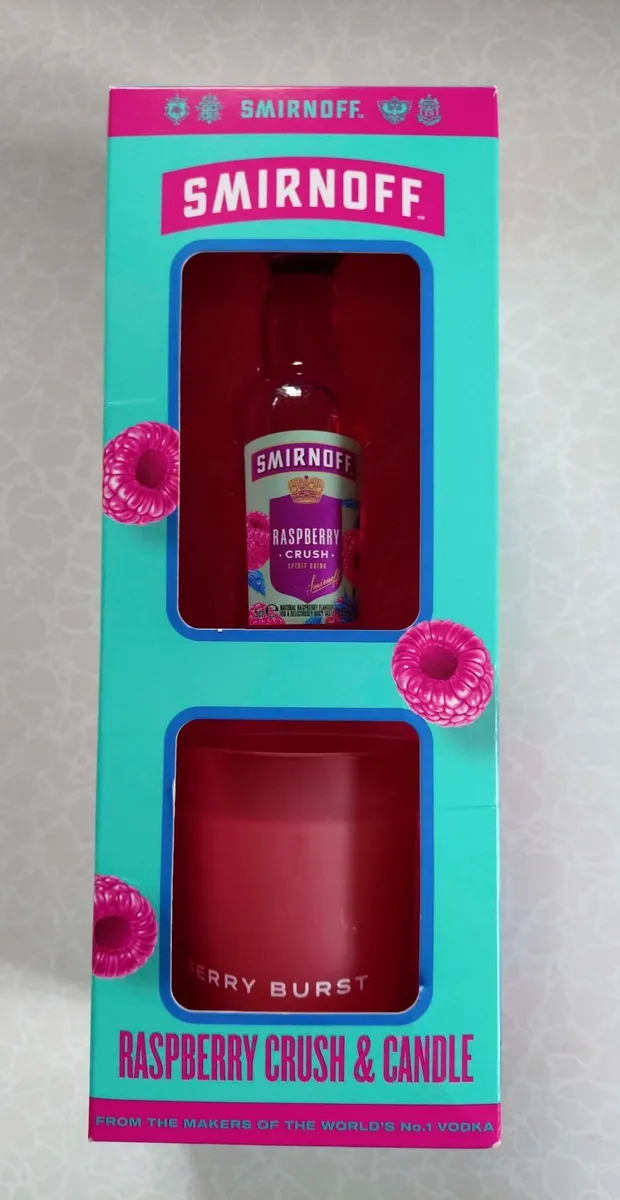 SMIRNOFF RASPBERRY CRUSH & CANDLE (NEW). - Image 2