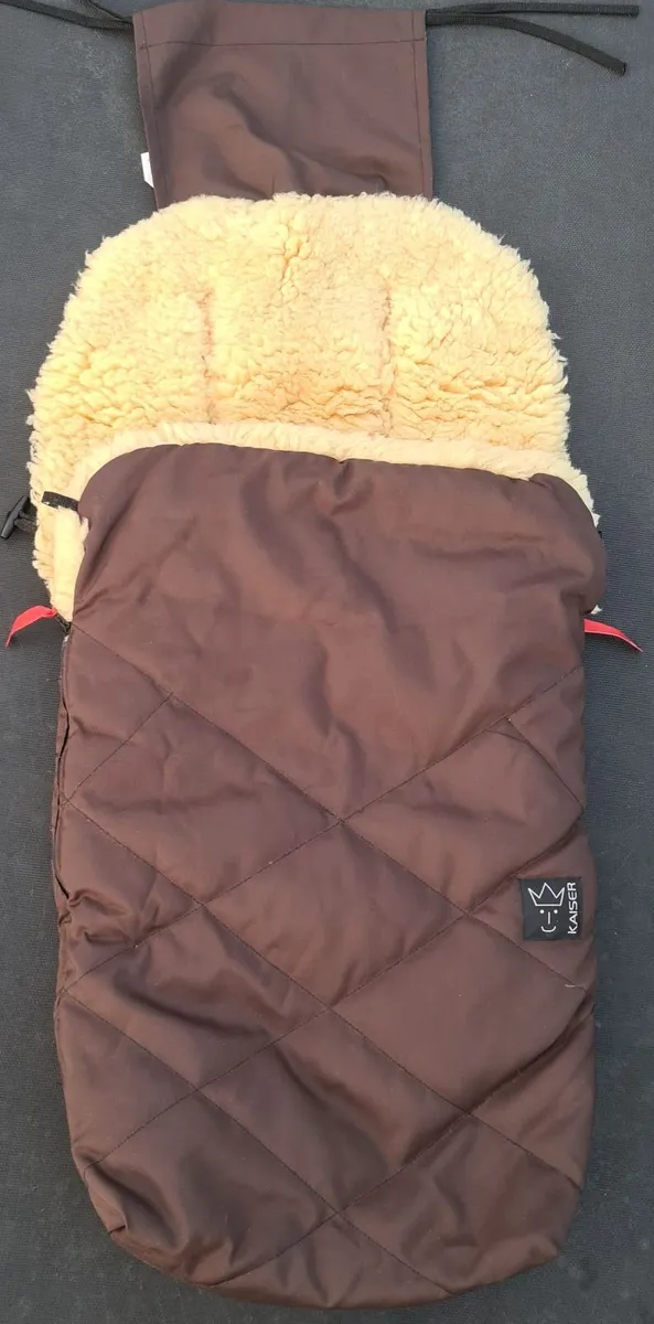 Kaiser Lambskin footmuff Natura, 100% lambskin - Image 1