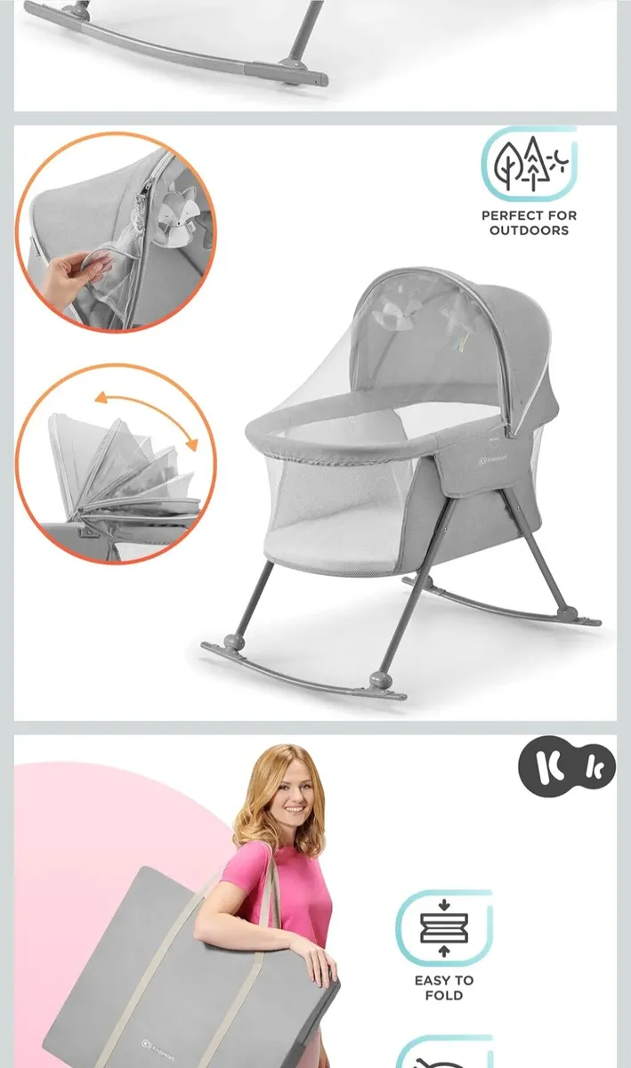 Kinderkraft Cot - Image 4