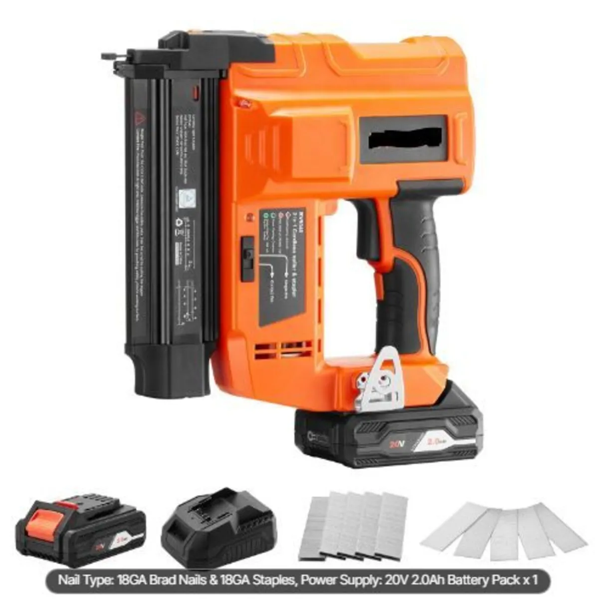 2-in-1 Cordless Brad Nailer, 18 Gauge - Image 4