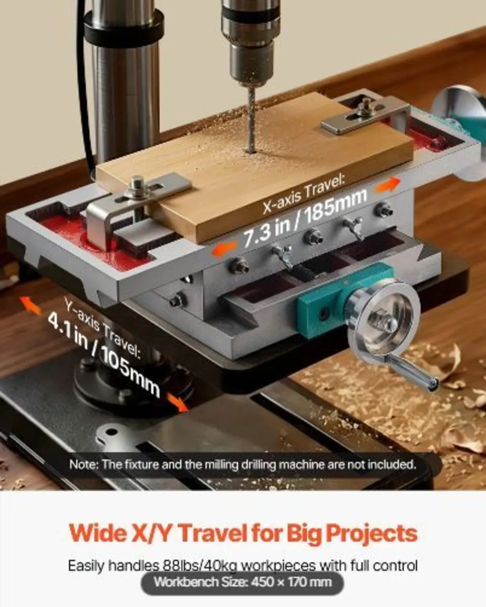 Milling Table 17.7×6.7Inch (450 x 170 mm) - Image 4